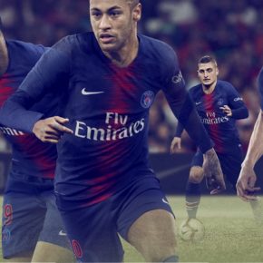 Paris Saint-Germain 2018 2019 Nike Home Football Kit, Soccer Jersey, Shirt, Maillot, Camiseta, Camisa, Trikot