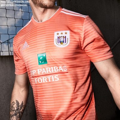 RSC Anderlecht 2018 2019 adidas Away Football Kit, Soccer Jersey, Shirt, Maillot, Tenue