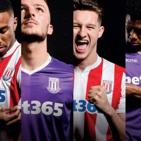 Stoke City FC 2018 2019 Macron Home and Away Football Kit, Soccer Jersey, Shirt