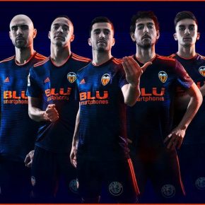 Valencia CF 2018 2019 adidas Away Football Kit, Soccer Jersey, Shirt, Camiseta de Futbol, Camisa, Equipacion