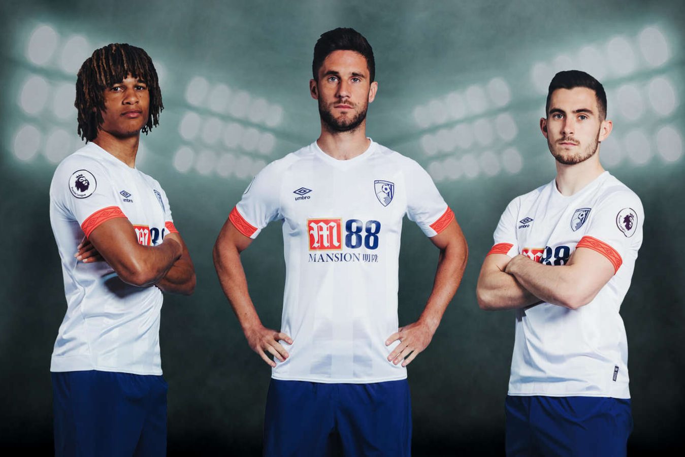 AFC Bournemouth 2018 2019 Umbro Away Football Kit, Soccer Jersey, Shirt