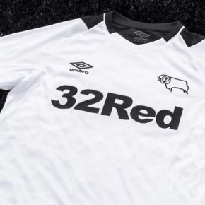 Derby County 2018 2019 Umbro Home Football Kit, Soccer Jersey, Shirt