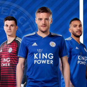 Leicester City FC 2018 2019 PUMA Home Football Kit, Soccer Jersey, Shirt