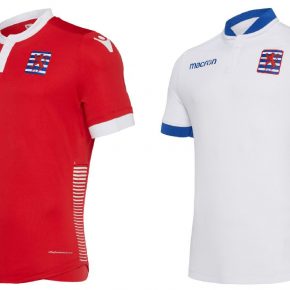 Luxembourg 2018 2019 Macron Home and Away Football Kit, Soccer Jersey, Shirt, Maillot, Trikot