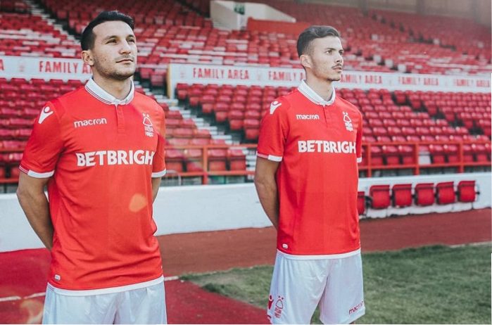 Nottingham Forest 2018 2019 Macron Home Football Kit, Soccer Jersey, Shirt