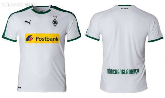 Borussia Mönchengladbach 2018 2019 PUMA Home and Away Football Kit, Soccer Jersey, Shirt, Trikot