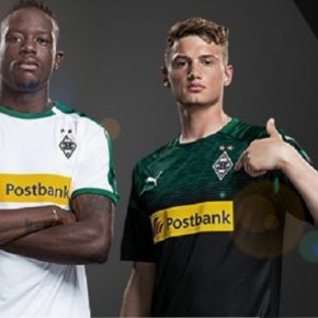Borussia Mönchengladbach 2018 2019 PUMA Home and Away Football Kit, Soccer Jersey, Shirt, Trikot
