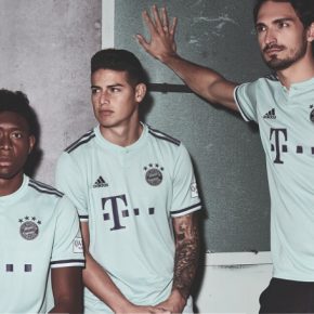 Bayern Munich 2018 2019 adidas Away Football Kit, Soccer Jersey, Shirt, Trikot, Maillot, Tenue, Camisa, Camiseta