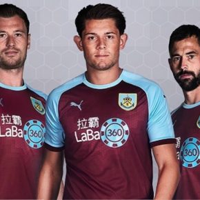 Burnley FC 2018 2019 PUMA Home Football Kit, Soccer Jersey, Shirt
