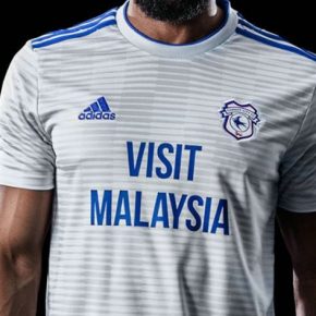 Cardiff City FC 2018 2019 adidas Away and Third Football Kit, Soccer Jersey, Shirt