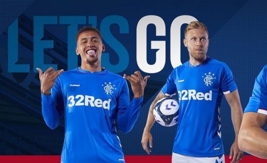 Rangers FC 2018 2019 Hummel Home, Away and Third Football Kit, Soccer Jersey, Shirt