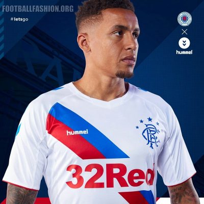 Rangers FC 2018 2019 Hummel Home, Away and Third Football Kit, Soccer Jersey, Shirt