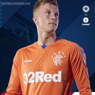 Rangers FC 2018 2019 Hummel Home, Away and Third Football Kit, Soccer Jersey, Shirt