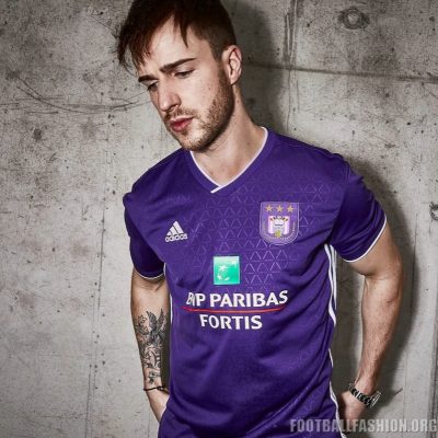 RSC Anderlecht 2018 2019 adidas Home Football Kit, Soccer Jersey, Shirt, Maillot, Tenue