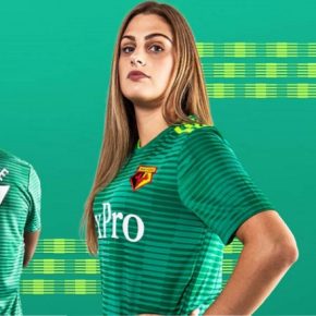 Watford FC 2018 2019 adidas Away Football Kit, Soccer Jersey, Shirt