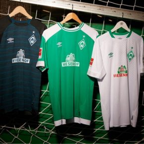 Werder Bremen 2018 2019 Umbro Home, Away and Third Football Kit, Soccer Jersey, Shirt, Trikot