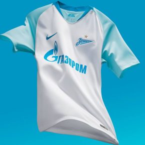 FC Zenit Saint Petersburg 2018 2019 Nike Away Football Kit, Soccer Jersey, Shirt