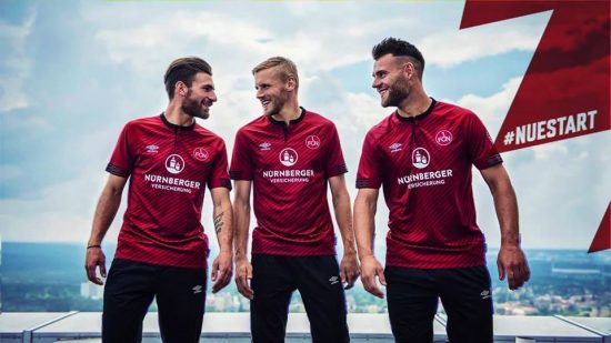 1. FC Nürnberg 2018 2019 Umbro Home, Away and Third Footbal Kit, Soccer Jersey, Shirt, Trikot