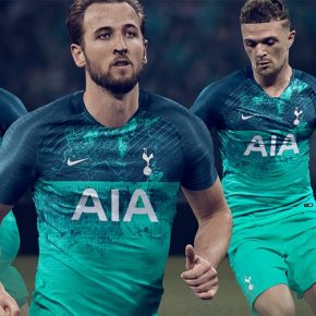 Tottenham Hotspur 2018 2019 Nike Green Third, Soccer Jersey, Shirt, Camiseta, Maillot, Camisa, Trikot