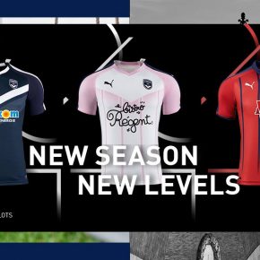 Girondins de Bordeaux 2018 2019 PUMA Home, Away and Third Football Kit, Soccer Jersey, Shirt, Maillot