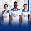 Leicester City FC 2018 2019 adidas White Third Football Kit, Soccer Jersey, Shirt