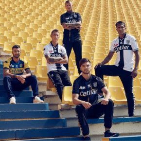 Parma Calcio 1913 Errea 2018 2019 Home, Away and Third Football Kit, Soccer Jersey, Shirt, Maglia, Gara, Camiseta, Camisa