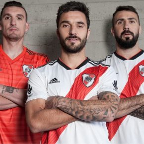River Plate 2018 2019 adidas Home Football Kit, Soccer Jersey, Shirt, Camiseta, Equipacion, Playera