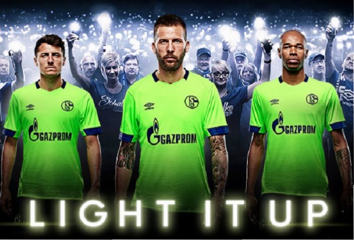 Schalke 04 2018 2019 Umbro Third Football Kit, Soccer Jersey, Shirt, Trikot, Ausweich-trikot
