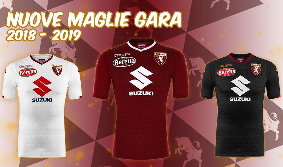 Torino Fc 2018 19 Kappa Home And Away Kits Football Fashion