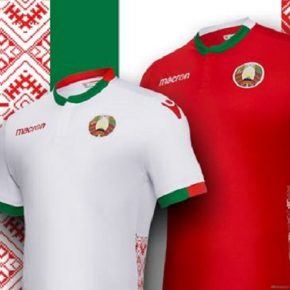 Belarus 2018 2019 Macron Home and Away Football Kit, Soccer Jersey, Shirt