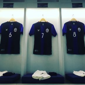 Cambodia 2018 2019 FBT Home Football Kit, Soccer Jersey, Shirt