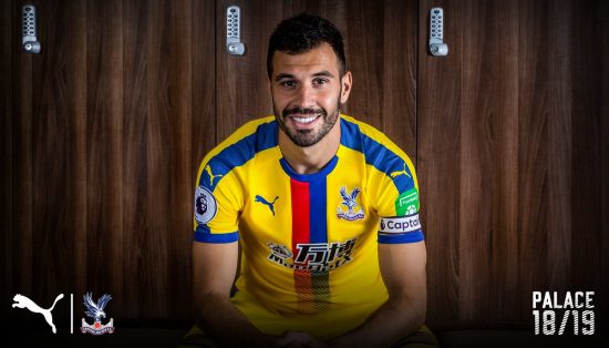Crystal Palace FC 2018 2019 PUMA Third Football Kit, Soccer Jersey, Shirt, Maillot