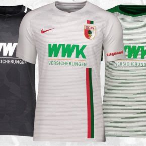 FC Augsburg 2018 2019 Nike Home and Away Football Kit, Soccer Jersey, Shirt, Trikot