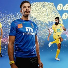 Kerala Blasters 2018 2019 Home Football Kit, Soccer Jersey, Shirt