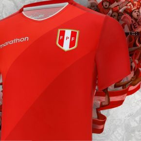 Peru 2018 2019 Marathon Sports Red Away Soccer Jersey, Football Shirt, Shirt, Camiseta de Futbol, Equipacion
