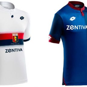 Genoa CFC 2018 2019 Lotto Away and Third Football Kit, Soccer Jersey, Shirt, Maglia, Gara