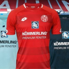 Mainz 05 2018 2019 Lotto Home, Away and Third Football Kit, Soccer Jersey, Shirt, Trikot