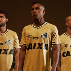 Santos FC 2018 2019 Umbro Third Football Kit, Soccer Jersey, Shirt, Camsa III