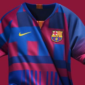 FC Barcelona x Nike 20th Anniversary Football Kit, Soccer Jersey, Shirt, Camiseta de Futbol, Equipacion