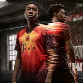 Bayern Munich 2018 2019 adidas EA Sports Fourth FIFA 19 Football Kit, Soccer Jersey, Shirt, Trikot, Maillot, Tenue, Camisa, Camiseta