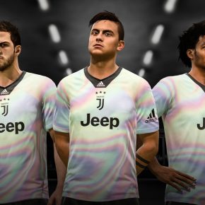Juventus 2018 2019 adidas EA Sports FIFA Fourth Football Kit, Soccer Jersey, Shirt, Camiseta, Camisa, Maglia, Gara, Trikot, Maillot, Tenue, Camisa, Camisola