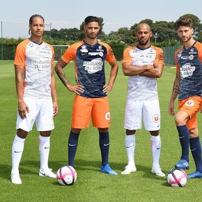 Montpellier HSC 2018 2019 Nike Home, Away, Rose, Pink Soccer Jersey, Shirt, Football Kit, Maillot