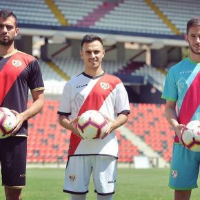 Rayo Vallecano 2018 2019 Kelme Football Kit, Soccer Jersey, Shirt, Camiseta de Futbol, Equipacion