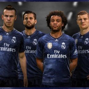 Real Madrid 2018 2019 adidas EA Sports FIFA 19 FUT Fourth Football Kit, Soccer Jersey, Shirt, Camiseta, Camisa, Equipacion, Maillot, Trikot, Tenue, Camisola, Dres