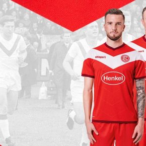 Fortuna Düsseldorf 2018/19 uhlsport Football Kit, Soccer Jersey, Shirt