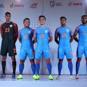 India 2019 Six5Six Home and Away Football Kit, Soccer Jersey, Shirt, Asian Cup
