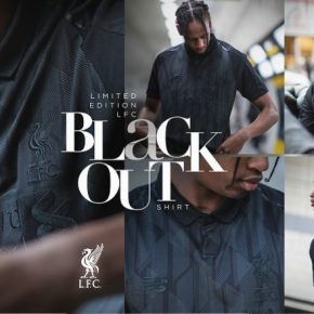 Liverpool FC 2018 2019 White New Balance Black Football Kit, Soccer Jersey, Shirt, Camiseta, Camisa, Maillot, Trikot