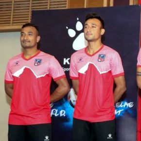 Nepal 2019 Kelme Home and Away Football Kit, Soccer Jersey, Shirt