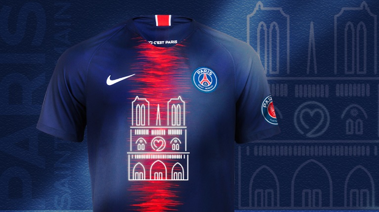 PSG 2019 Notre Dame Commemorative Kit - FOOTBALL FASHION