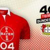 Bayer Leverkusen 2019 "40 Years in the Bundesliga" Football Kit, Soccer Jersey, Shirt, Sondertrikot 40 Jahre